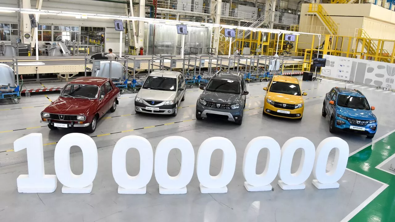 10 milioane de vehicule Dacia fabricate de la crearea mărcii